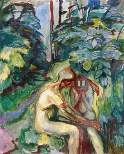 Consolation In The Forest by Edvard Munch