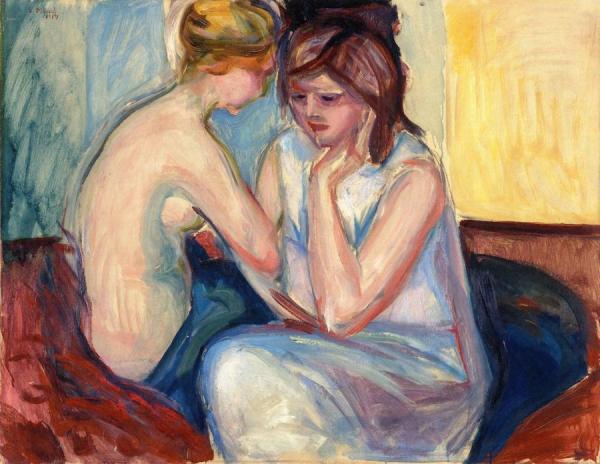 Conversation by Edvard Munch