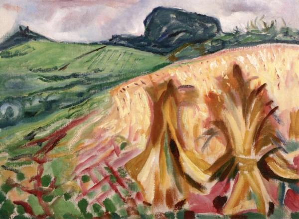 Corn Field by Edvard Munch