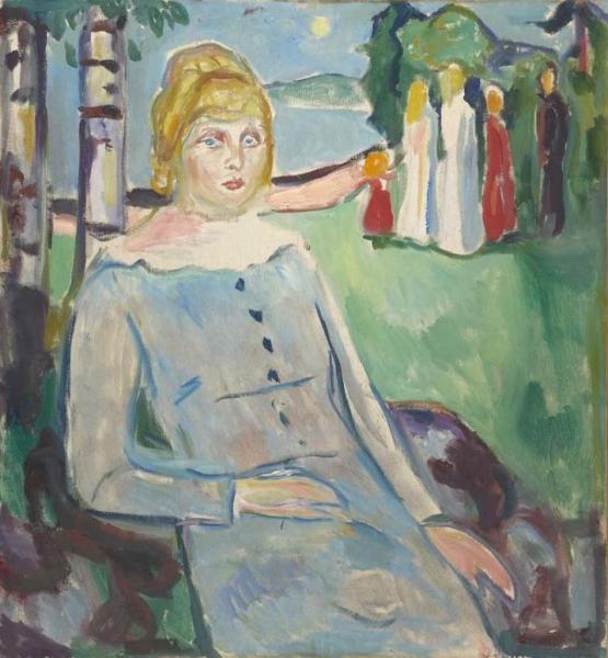 Dagny Konow by Edvard Munch