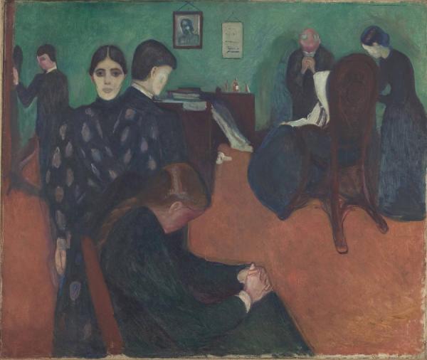 Death In The Sick Room by Edvard Munch