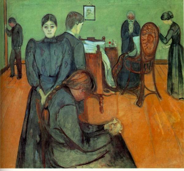 Death In The Sickroom by Edvard Munch