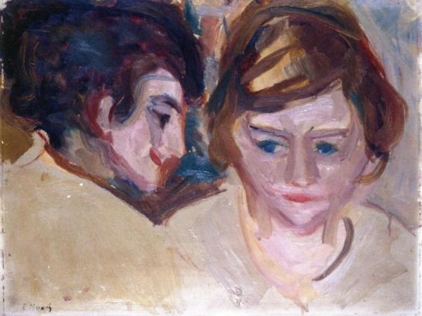 Double Portrait by Edvard Munch Oil Painting Reproductions