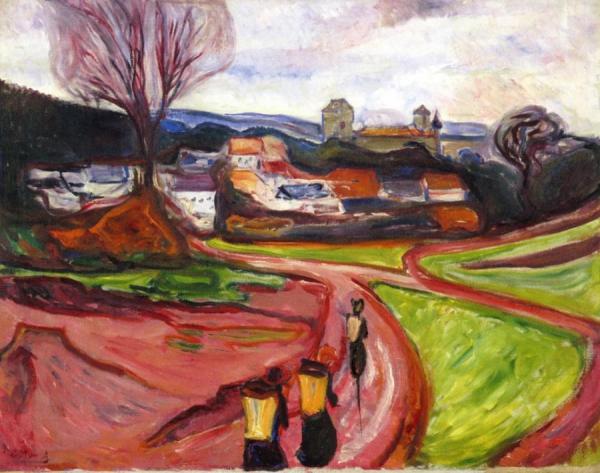 Elgersburg by Edvard Munch Oil Painting Reproductions