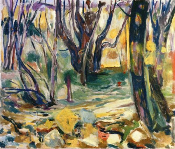 Elm Forest In Autumn by Edvard Munch