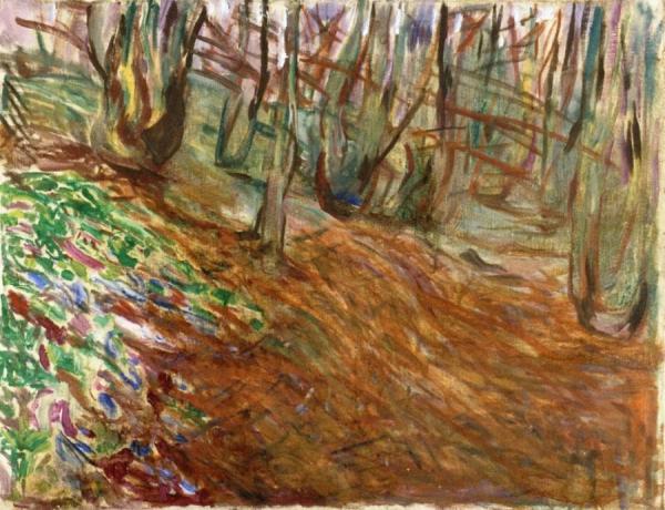 Elm Forest In Spring by Edvard Munch