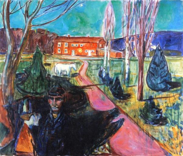 Evening Mood by Edvard Munch