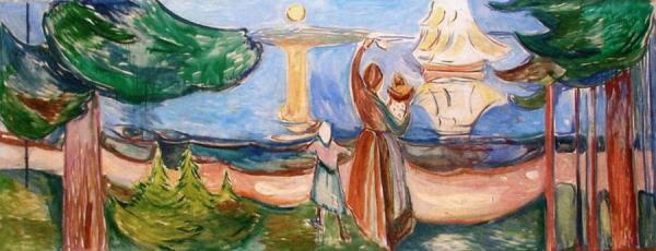 Farewell (the Freia Frieze Iii) by Edvard Munch