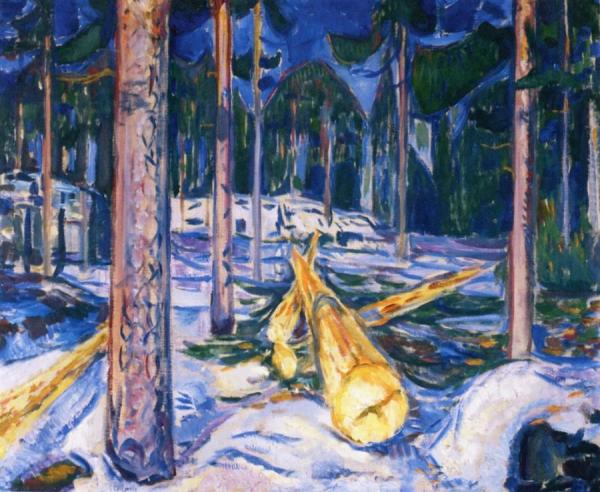 Felling Area by Edvard Munch