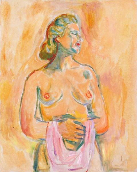 Female Nude by Edvard Munch