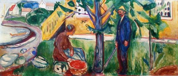 Fertility (the Freia Frieze Viii) by Edvard Munch Oil Painting Reproductions