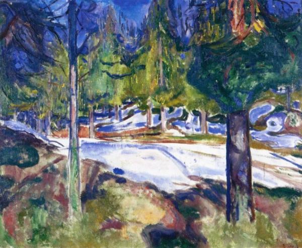 Forest by Edvard Munch