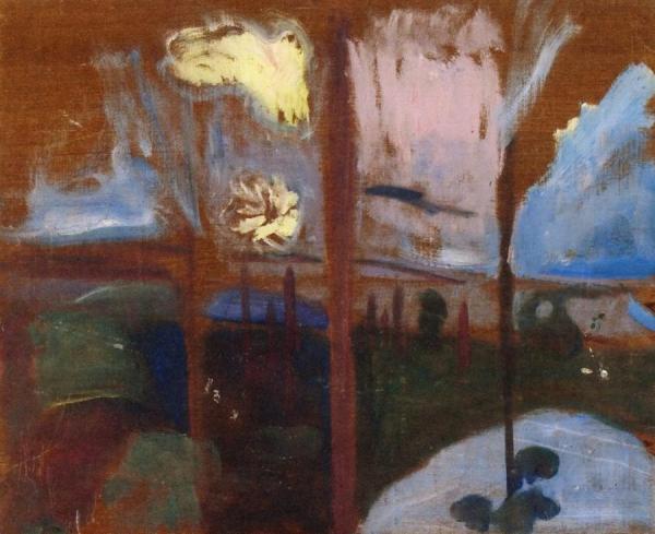 Forest Study by Edvard Munch Oil Painting Reproductions