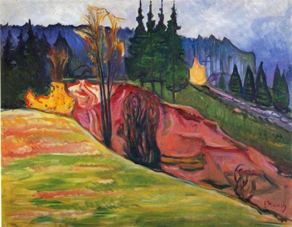 From Thuringewald by Edvard Munch