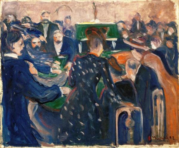 Gamblers In Monte Carlo by Edvard Munch