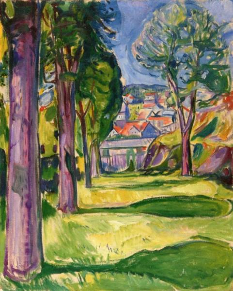 Garden In Kragerø by Edvard Munch