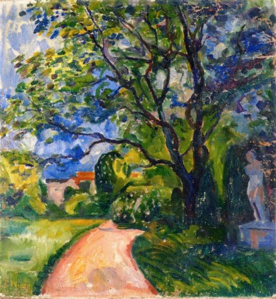Garden In Lübeck by Edvard Munch