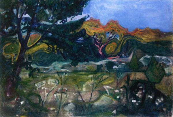 Garden Path by Edvard Munch Oil Painting Reproductions