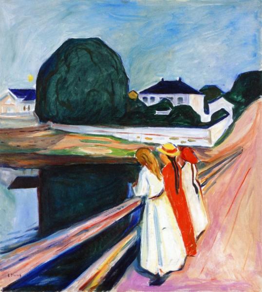 Girls On The Bridge by Edvard Munch