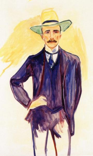 Harry Graf Kessler by Edvard Munch Oil Painting Reproductions