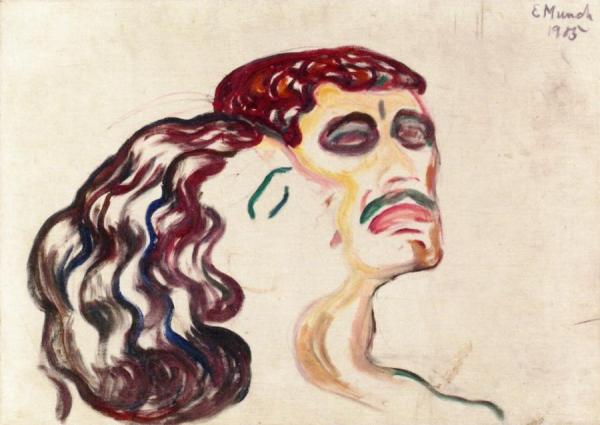 Head By Head by Edvard Munch