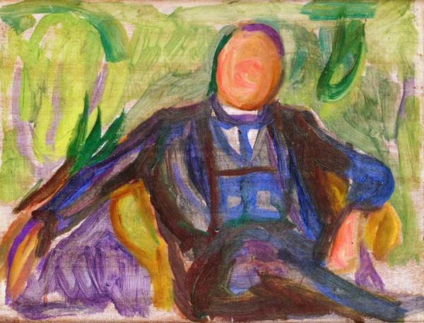 Heirich C. Hudtwalcker (study) by Edvard Munch