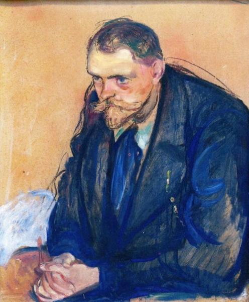 Helge Bäckström by Edvard Munch