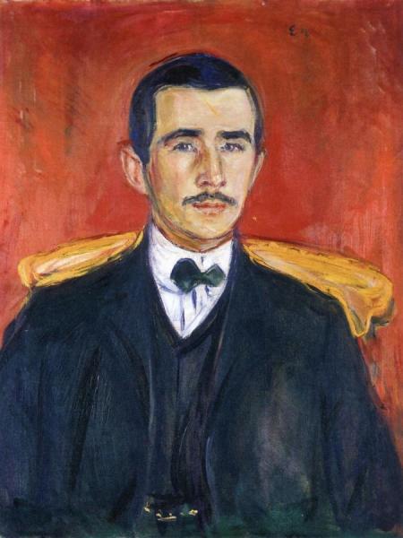 Herbert Esche by Edvard Munch Oil Painting Reproductions