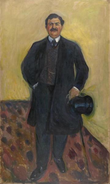 Hermann Schlittgen by Edvard Munch