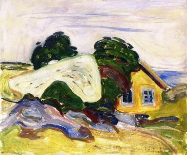 House In Åsgårdstrand by Edvard Munch