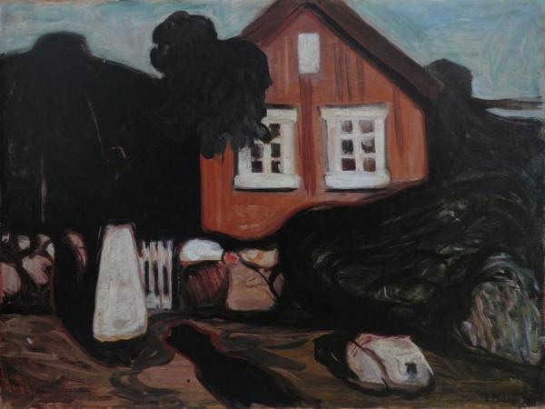 House In Moonlight by Edvard Munch