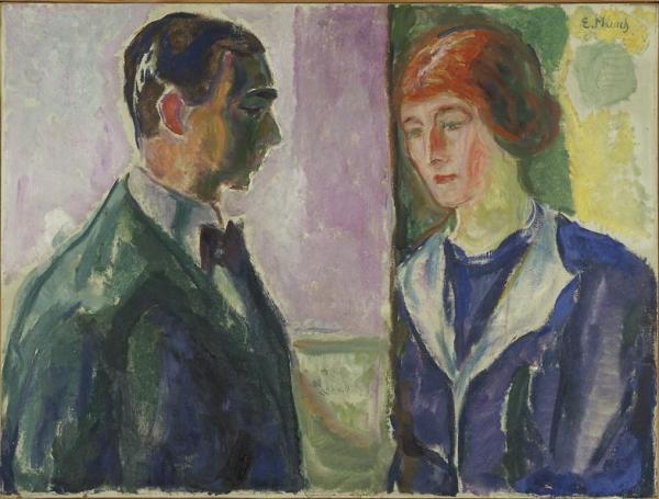 Hugo And Käte Perls by Edvard Munch