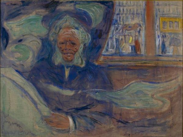 Ibsen At Grand Cafe by Edvard Munch Oil Painting Reproductions