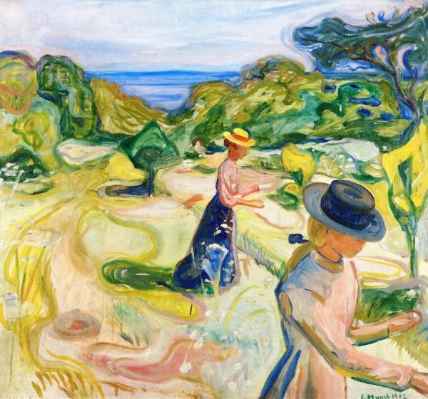 In The Garden by Edvard Munch