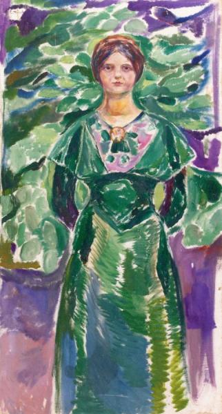 Ingeborg Kaurin by Edvard Munch