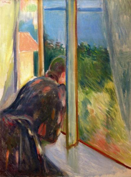 Inger By The Window by Edvard Munch