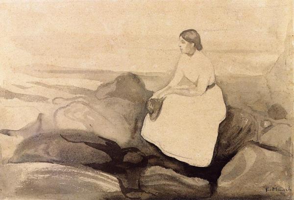 Inger On The Beach by Edvard Munch