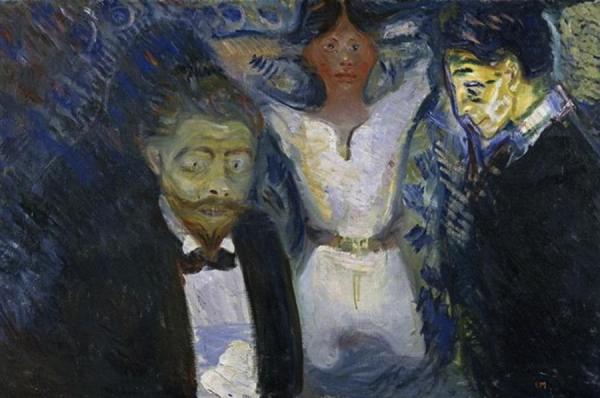 Jealousy by Edvard Munch
