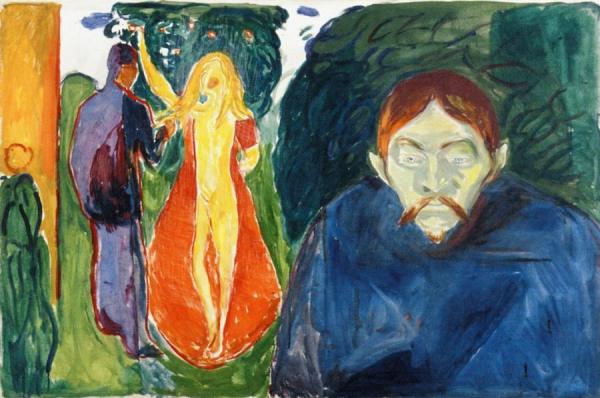 Jealousy by Edvard Munch