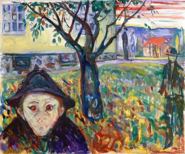 Jealousy In The Garden by Edvard Munch Oil Painting Reproductions