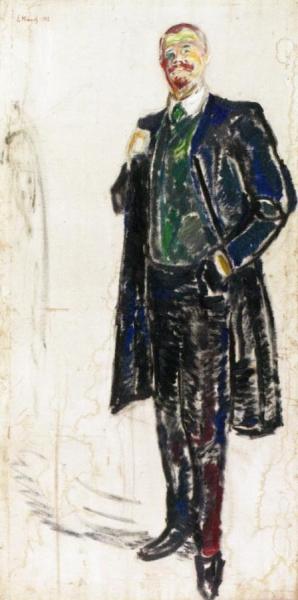 Jens Thiis by Edvard Munch