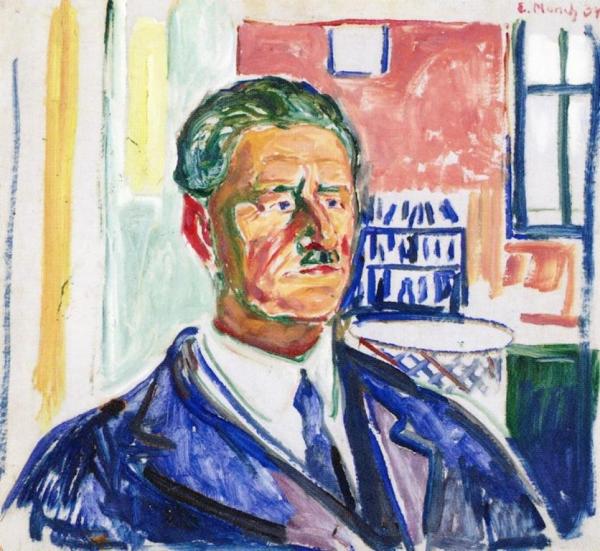 Karl Wefring by Edvard Munch