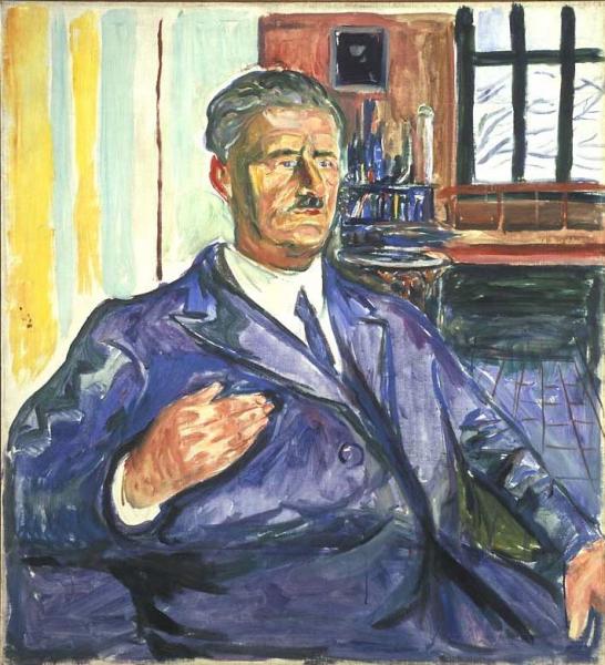 Karl Wefring by Edvard Munch