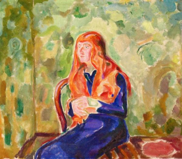 Käte Perls by Edvard Munch Oil Painting Reproductions