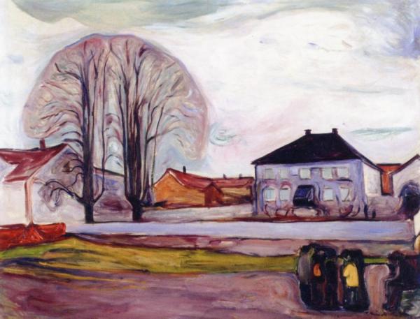 Kiøsterudgärden In Åsgårdstrand by Edvard Munch