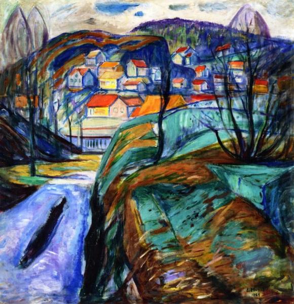 Kragerø In Spring by Edvard Munch Oil Painting Reproductions