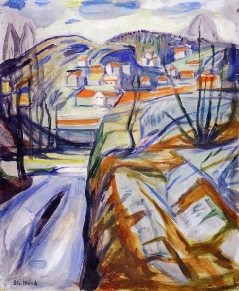 Kragerø In Spring by Edvard Munch Oil Painting Reproductions