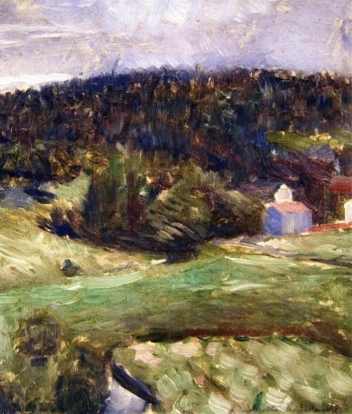 Landscape by Edvard Munch