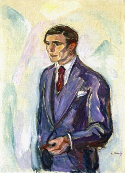 Leopold Wondt by Edvard Munch