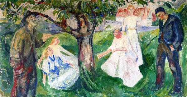 Life by Edvard Munch Oil Painting Reproductions